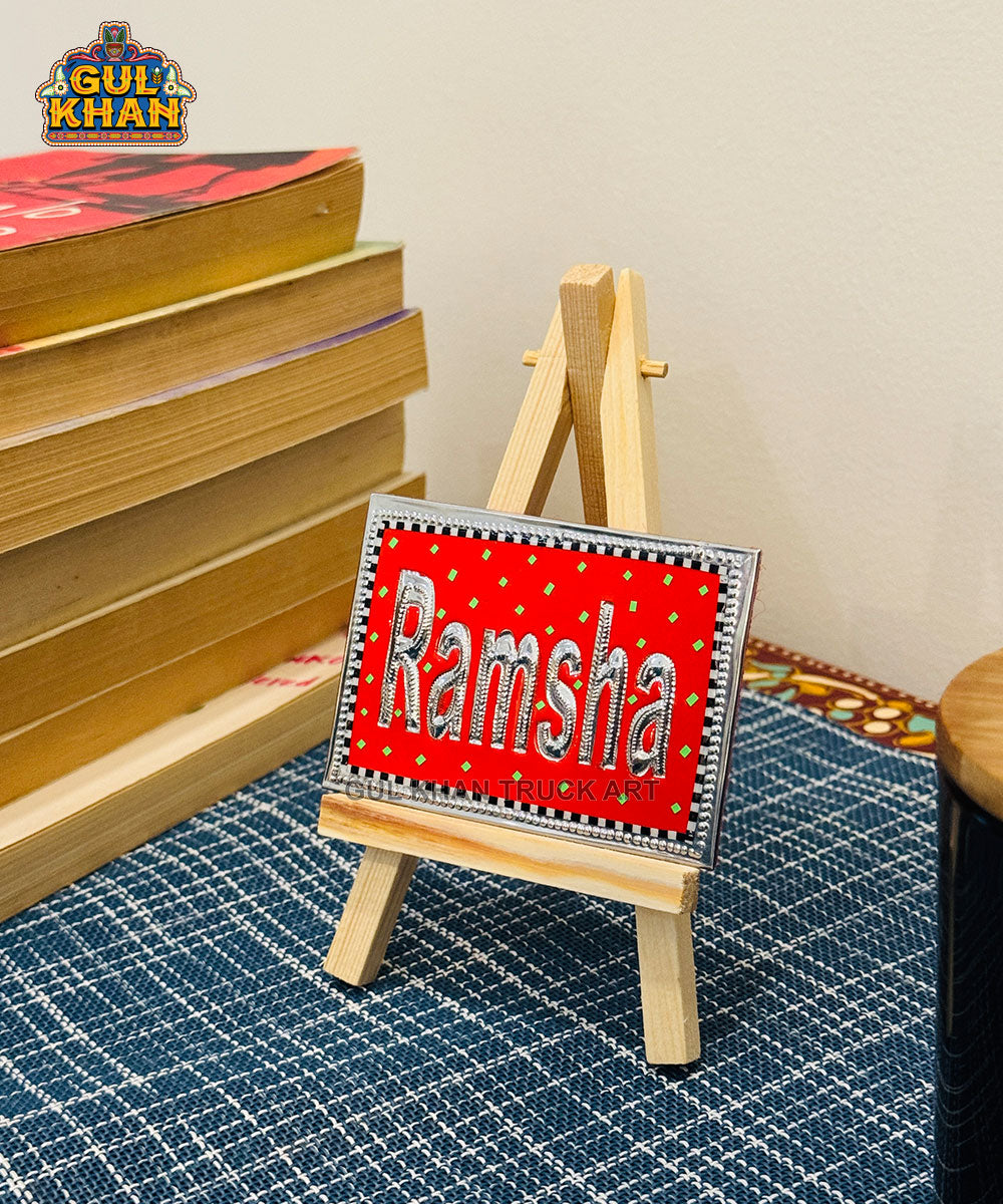 Chamakpatti Truck Art Name Stand