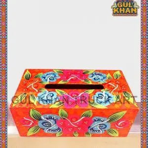 Handpainted Tissue Box Design 1118