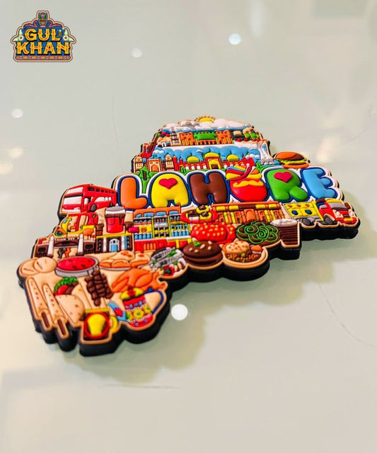 Lahore Cultural Truck Art Premium Rubber Fridge Magnet