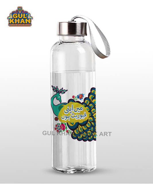 Bottle Glass Printed - 012