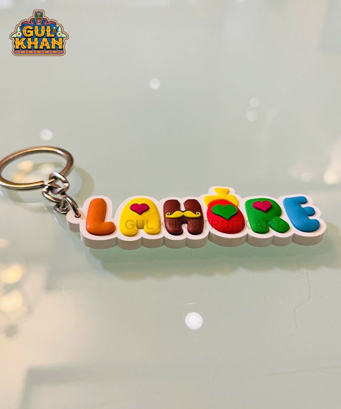 Lahore Premium Rubber Key Chain