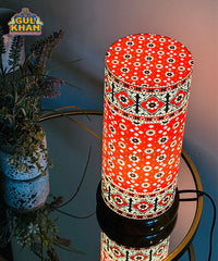 Ajrak Design Printed Acrylic Lamp