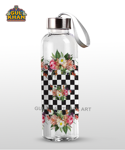 Bottle Glass Printed - 009