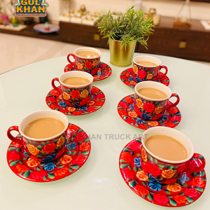 Hand Painted bone china Tea set 04