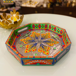 Hexagon Chamakpatti Tray 0044