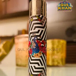 Lighter Design 103 (Black & White Stripes with Floral Patterns)