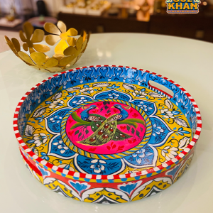 Tray Wooden Hand Painted 03