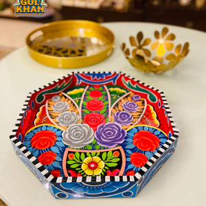 Tray Wooden Hand Painted 05