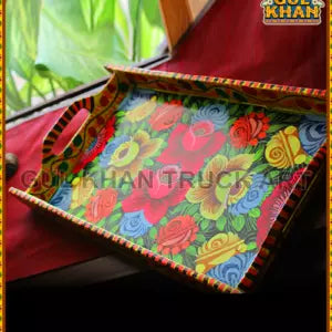 Tray  (Wooden Hand Painted) Design 0029
