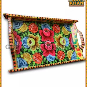 Tray  (Wooden Hand Painted) Design 0029