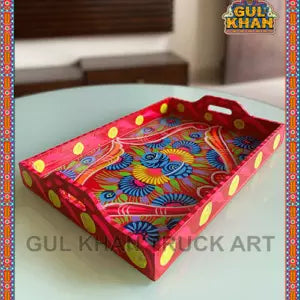 Tray  (Wooden Hand Painted) Design 0040