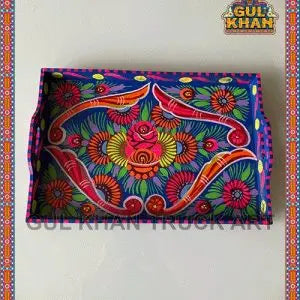 Tray  (Wooden Hand Painted) Design 0042