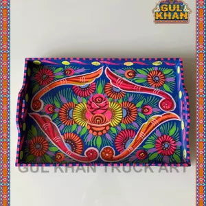 Tray  (Wooden Hand Painted) Design 0042